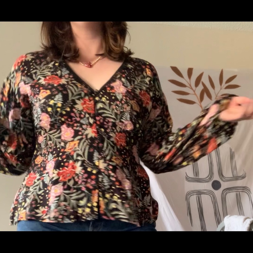 Waverly floral blouse - SOLD